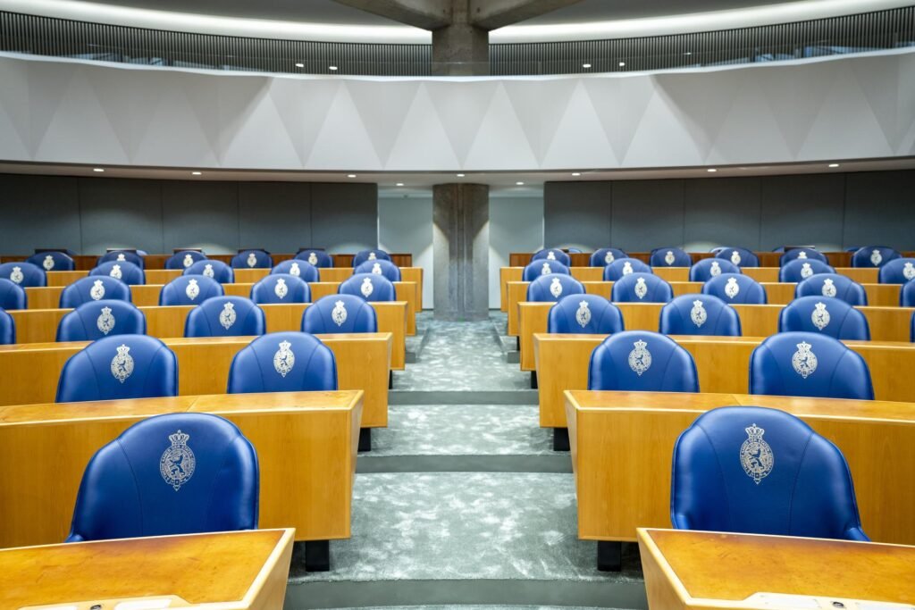 Eerste Kamer tijdens behandeling wetsvoorstel